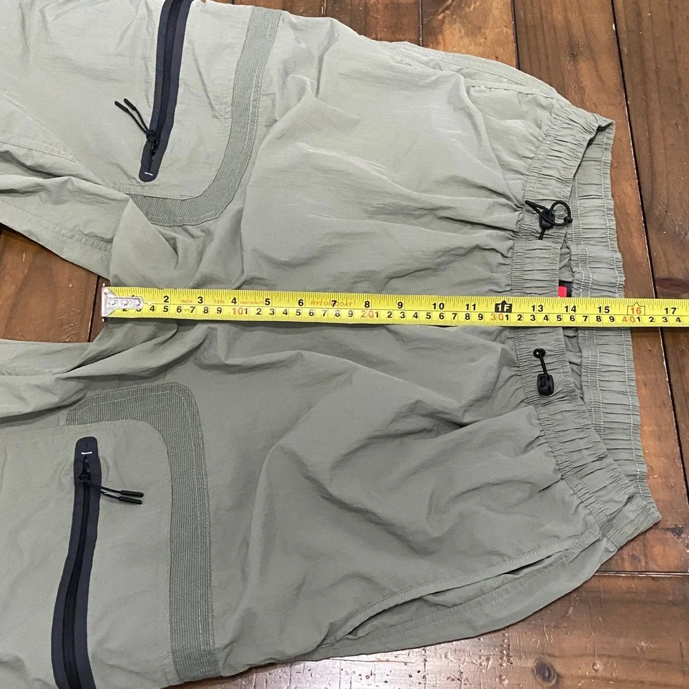 Nike Cargo Utility Pants Mens Large Sage Green Nylon Gorpcore Techwear Trousers
